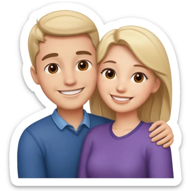 intimate moment between lovers sticker