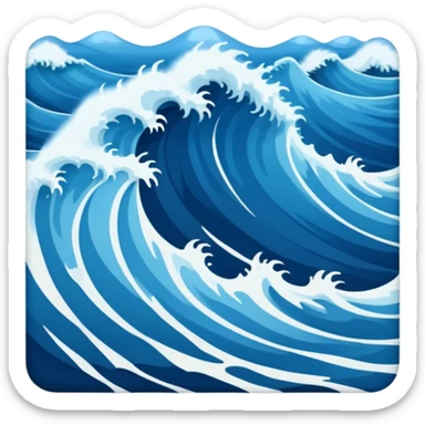 parting of the sea sticker