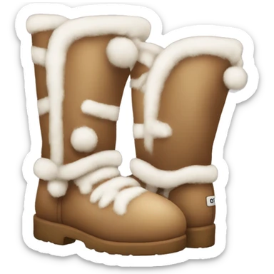 Christmas uggs sticker
