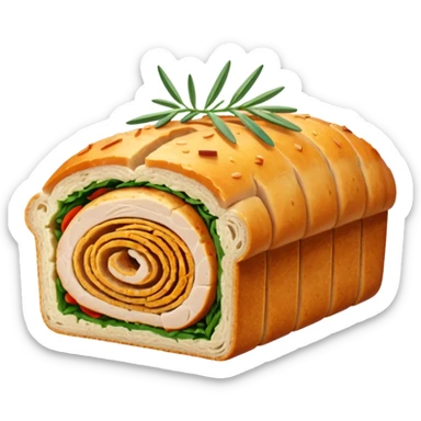 chicken loaf sticker