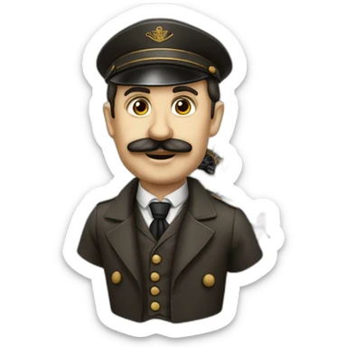 Louis bleriot man sticker