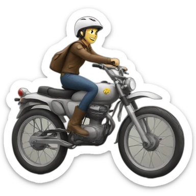 Riding sticker
