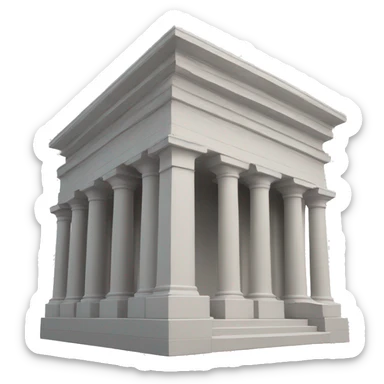 Symbol of architecture  sticker