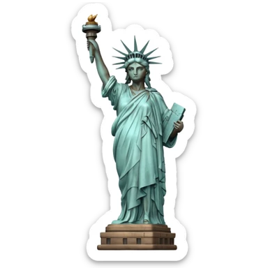 Statue of Liberty full sticker