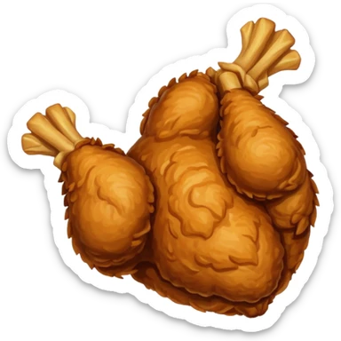fried chicken sticker