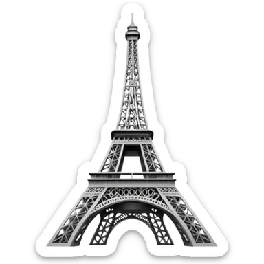 eiffel tower sticker