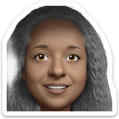 smiling portrait of solo viewer sticker