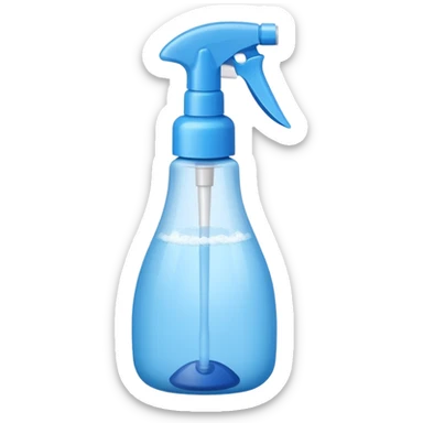 blue sea salt spray bottle emoji sticker