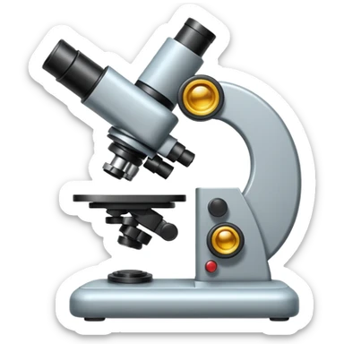microscope precision science sticker