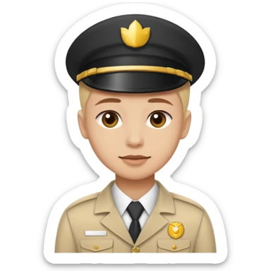 worker, company staff sticker