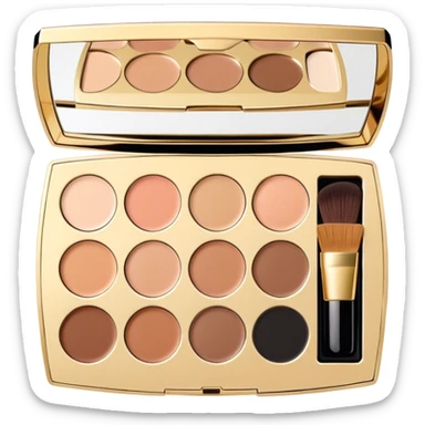 beige chanel makeup sticker