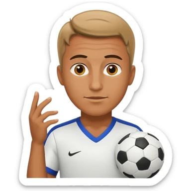 a soccer mentor giving advice sticker