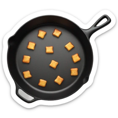 cast iron skillet sticker
