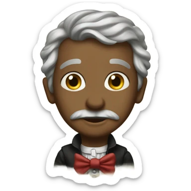 Tom Thumb whimsical fairytale  sticker