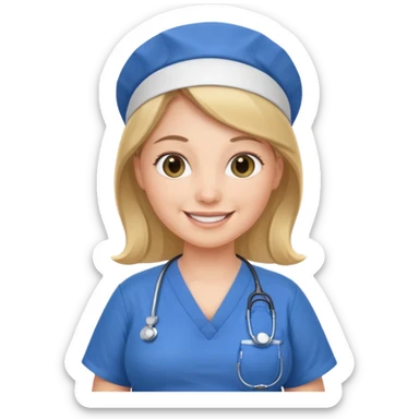 pregnant nurse sticker