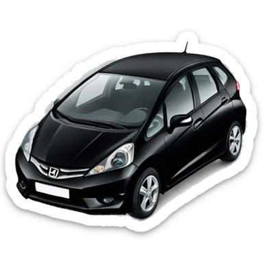 2013 black honda jazz sticker
