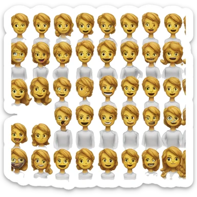 créer 4 emoji pour désigner 4 niveau de grade  sticker
