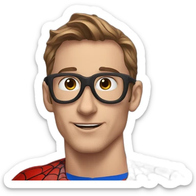 spider man in alternative reality sticker