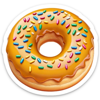 Eat a donut sticker