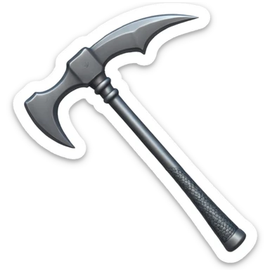 The Sickle and Hammer are dark gray and crossed sticker