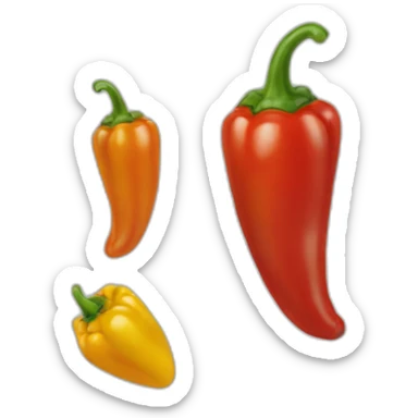 Pepper sticker