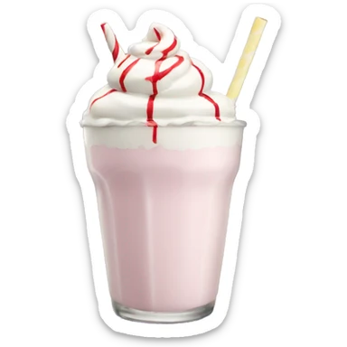 peppermint milkshake sticker