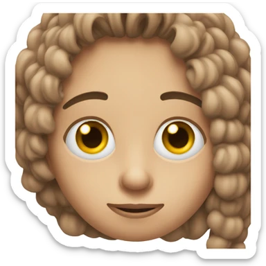 Person tapping their head and rolling their eyes sticker