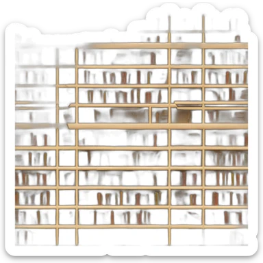 labyrinth library sticker