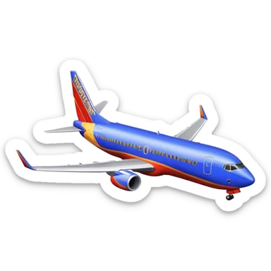 southwest airplane sticker