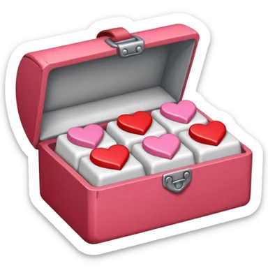 caja de bombones valentines day sticker