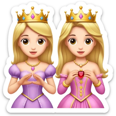 Cute princes sticker