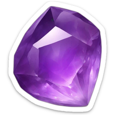 Amethyst stone sticker