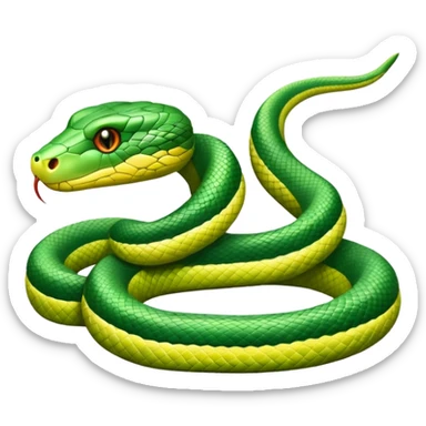 Snake sticker