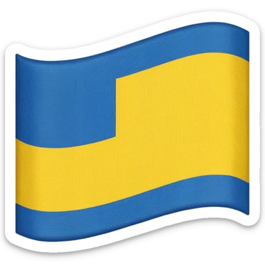 Ukraine flag sticker