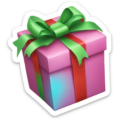 gift, present, joy sticker