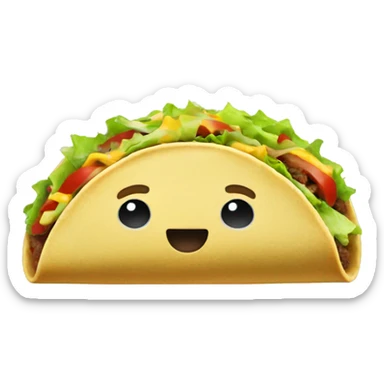 food taco sticker