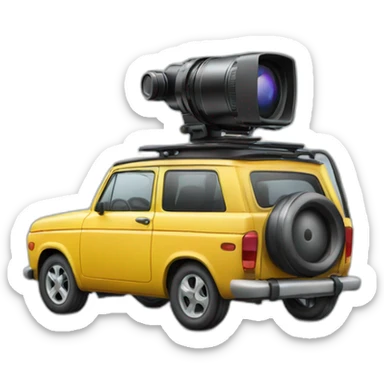 photographe car sticker