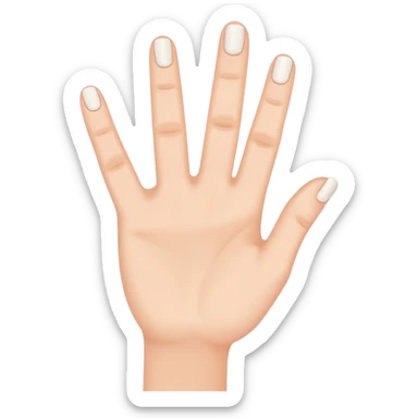 fingers forming a hashtag symbol sticker