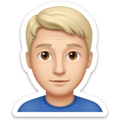 european man sticker