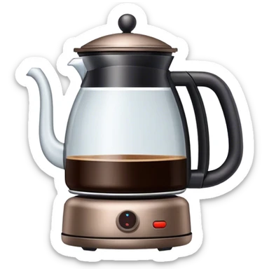 coffee pot machine sticker