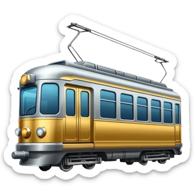tram train sticker