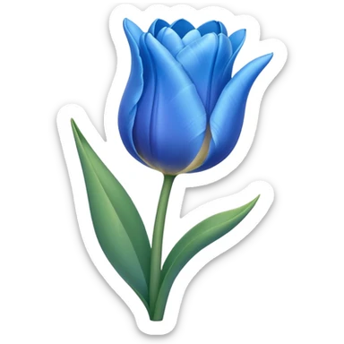 tulipan celeste sticker