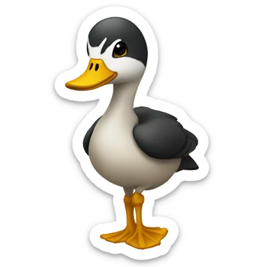Pato roda sticker