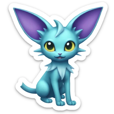 Espeon-Vaporeon full body sticker