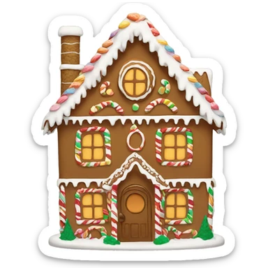 gingerbread house sticker