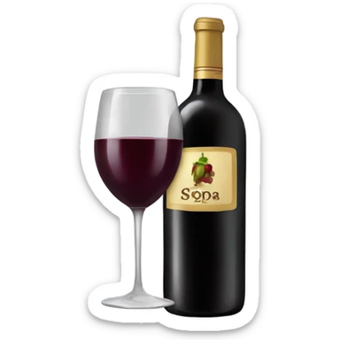 Copa de vino sticker