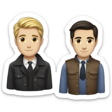 Kurt and Blaine sticker