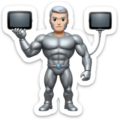 Titan tv man from skibidi toilet sticker