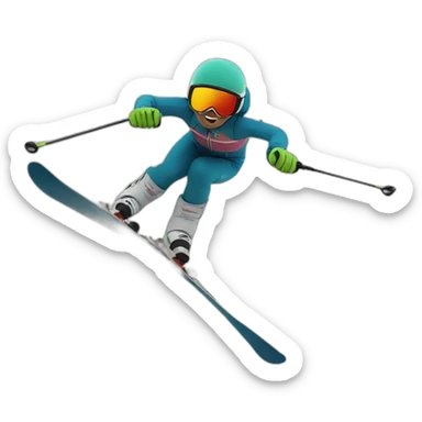 ski sticker