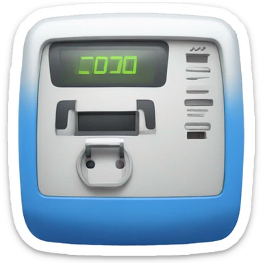 Blue electricity Meter sticker
